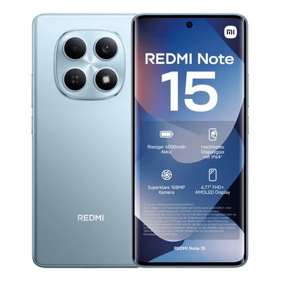 * Xiaomi Redmi Note 15 256/8 Glacier Blue
