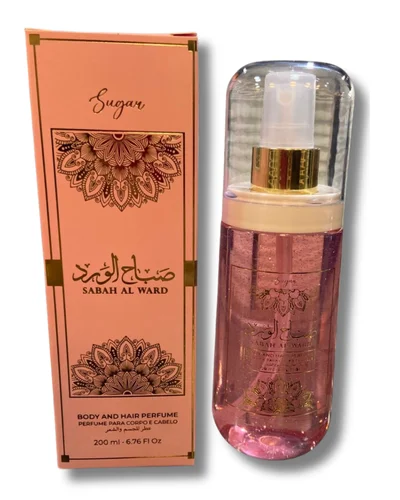 .. Body Splash Afeer Sabah Al Ward Sugar 200Ml