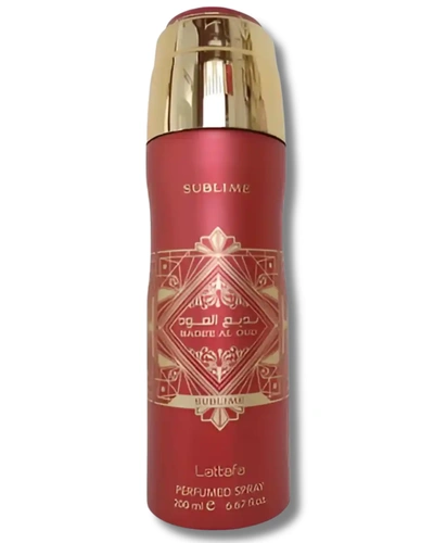 .. Spray Lattafa Badee Al Oud Vermelho