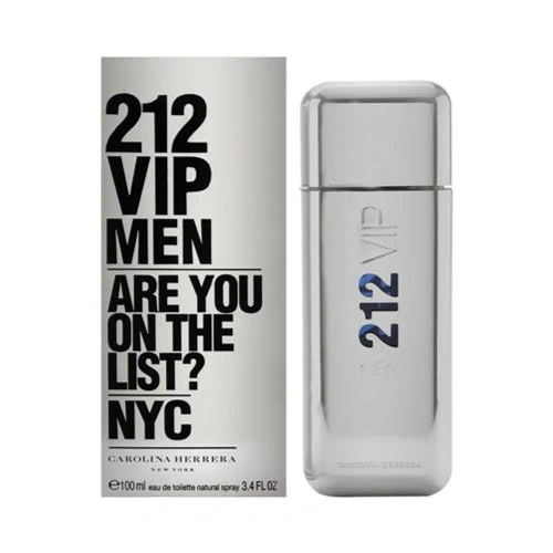 . Carolina Herrera 212 Vip Men Are You On The List? Edt 100ml
