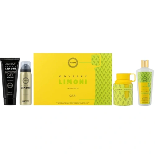 Kit Armaf Odyssey Limoni Gift Set (4 Pcs)