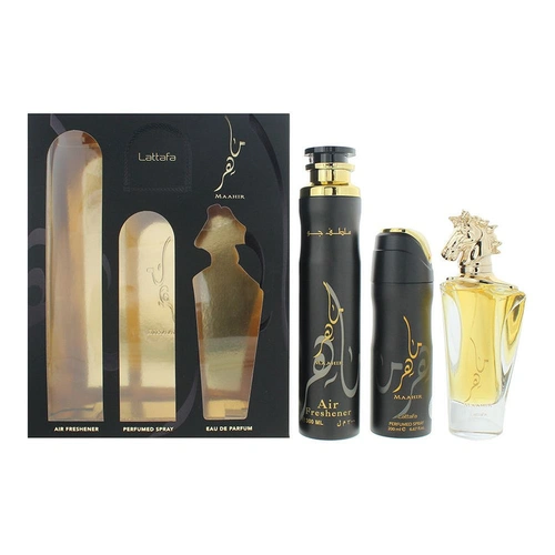 Kit Lattafa Maahir Gold Collection 3pçs 
