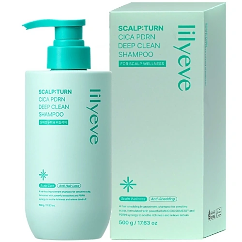 .. Lilyeve Scalp: Turn Cica Pdrn Deep Clean Shampoo 500g