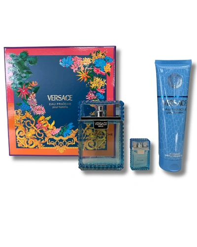 . Kit Versace Eau Fraiche Pour Homme 3pçs